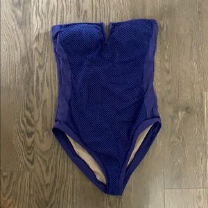 Shan strapless bathing suit
